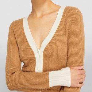 Rag & Bone 100% cashmere Pierce Ribbed Cashmere Cardigan
